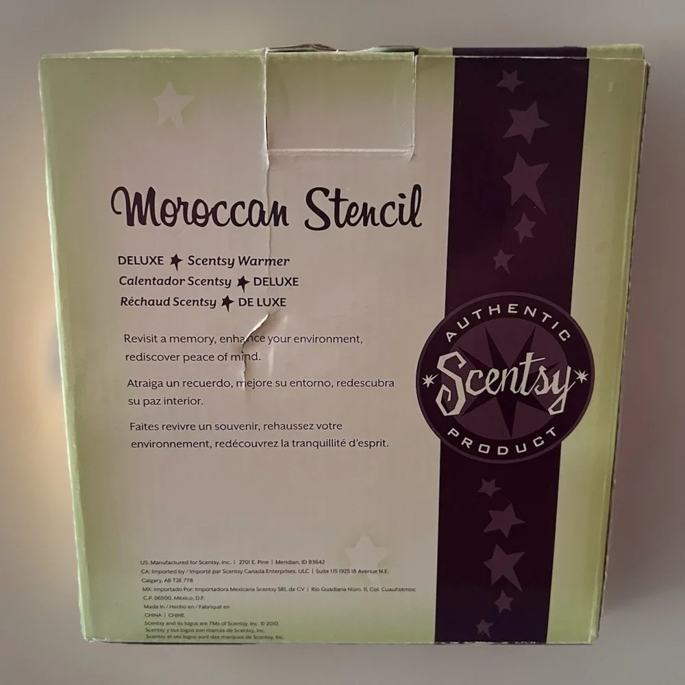 Scentsy moroccan stencil